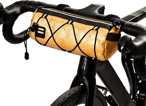 Bike Handlebar Bag Black, Bicycle Front Frame Bag with Shoulder Strap Multifunctional Bike Pouch Mountain Road Bike Storage Bag Bicycle Accessories for Bike Motorcycle in Saudi Arabia