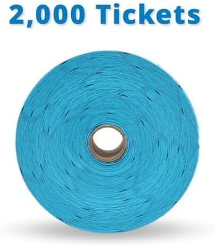INDIANA TICKET CO. Liquor Roll Tickets - Yellow - 2000 Tickets per Roll - 1"x 2" Tickets in Kuwait