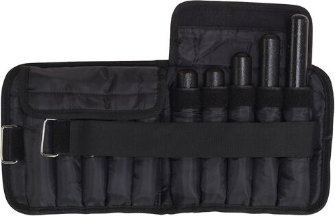 Body-Solid Tools Ankle Weights Pair - Adjustable 20-LB Leg Weights for Men & Women, Ideal for Walking, Gym Training, Speed and Strength Improvement in Saudi Arabia