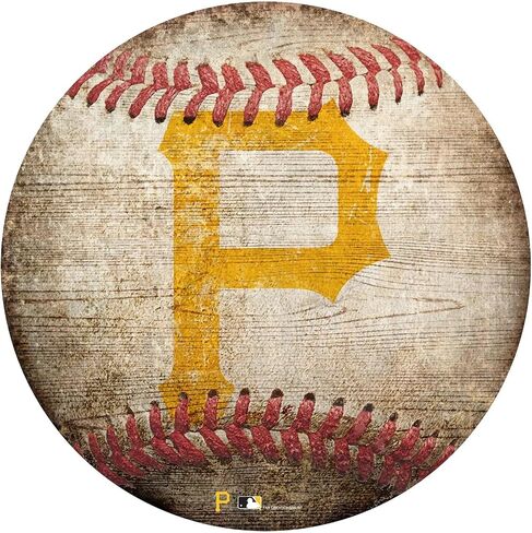 لافتة على شكل بيسبول مقاس 12 بوصة من Fan Creations GA Pittsburgh Pirates in Saudi Arabia