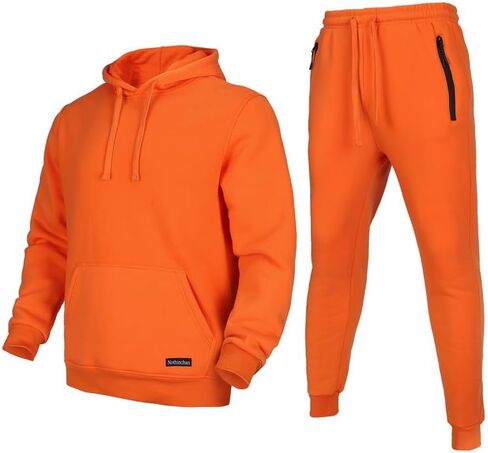 Men's Tracksuit 2 Piece Sweatsuit Long Sleeve Pullover Athletic Hoodies Casual Sport Jogging Suits With Pockets in Saudi Arabia