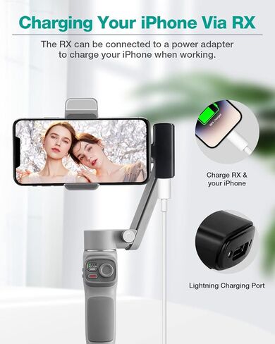 3 in 1 Wireless Microphones for iPhone, iPad, Android, Camera, USB-C Microphone, Mini Microphone with Noise Reduction - Perfect for Video Recording, Vlogging, YouTube, TikTok in Kuwait