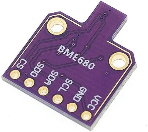 مستشعر RedTagCanada CJMCU-680 BME680، وضغط درجة الحرارة والرطوبة ومستشعر الغاز VoC وحدة لوحة القطع المتوافقة مع Arduino Raspberry Pi ESP8266 3~5VDC in Kuwait