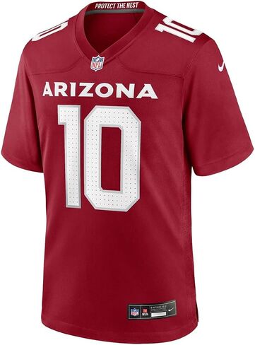 Nike Deandre Hopkins Arizona Cardinals NFL Kids Youth 8-20 Red On-Field Game Day Jersey (US, Numeric, 14, 16, Regular, Red) in Saudi Arabia