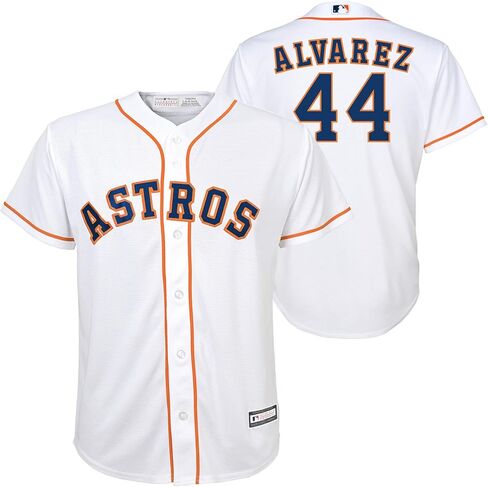 Outerstuff Yordan Alvarez Houston Astros MLB Kids 4-7 قميص لاعب منزلي أبيض in Saudi Arabia
