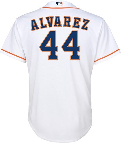 Outerstuff Yordan Alvarez Houston Astros MLB Kids 4-7 قميص لاعب منزلي أبيض in Saudi Arabia
