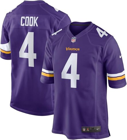 قميص Nike Dalvin Cook Minnesota Vikings NFL للأطفال الشباب 8-20 باللون الأرجواني للمنزل في الملعب (الولايات المتحدة، رقمي، 14، 16، عادي، أرجواني) in Saudi Arabia