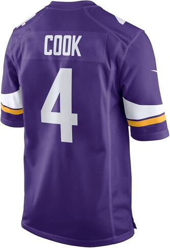 قميص Nike Dalvin Cook Minnesota Vikings NFL للأطفال الشباب 8-20 باللون الأرجواني للمنزل في الملعب (الولايات المتحدة، رقمي، 14، 16، عادي، أرجواني) in Saudi Arabia