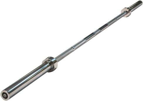 قضيب قضيب أولمبي متين بوزن 44 رطل و7 أقدام مع هيكل تجاري عالي التحمل لمعدات رفع الأثقال وتدريبات القوة وتمارين اللياقة البدنية للمنزل وصالة الألعاب الرياضية الدمبل in Kuwait