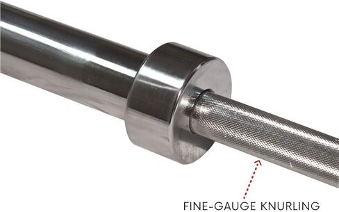 قضيب قضيب أولمبي متين بوزن 44 رطل و7 أقدام مع هيكل تجاري عالي التحمل لمعدات رفع الأثقال وتدريبات القوة وتمارين اللياقة البدنية للمنزل وصالة الألعاب الرياضية الدمبل in Kuwait