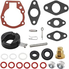 396701 Carburetor Rebuild Kit for Johnson Evinrude OMC 18 20 25 28 30 35 40 45 48 50 55 60 65 70 75 HP Outboard Models Carb Kit 398729 18-7042 9-37105