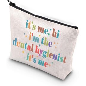 TSOTMO Dental Hygienist Makeup Bag It's Me, Hi I'm The Dental Hygienist It's Me Bag Dental Team Gift Dental Office Gift (dental hygienist)
