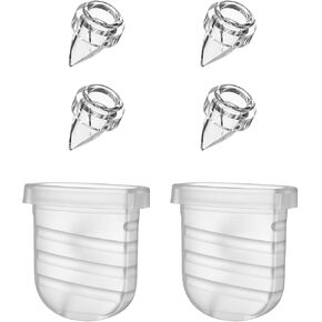 Wearable Breast Pump Replacement Parts Compatible with S32 Wearable Breast Pump, Include Duckbill Valve, Silicone Diaphragm, 24mm Flange, Milk Collector Cup, 2 Sets