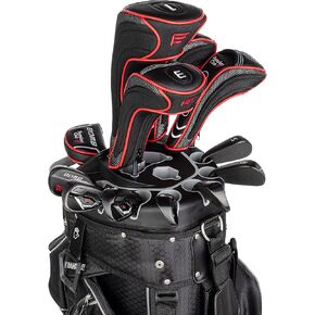 Founders Club Bomb Men's Golf Club Set with 14 Way Organizer Golf Black Bag Right Hand