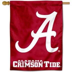 Alabama Crimson Tide A Logo House Flag Banner