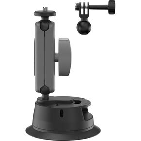 SIOTI Jaw Clamp Mount with 1/4 Inch Mount and Action Camera Mount, Compatiable for Mobile Phone & Action Camera Go Pro Hero 12/11/10/9, DJl Osmo Action/Pocket, Insta360 X/Ace/Ace Pro