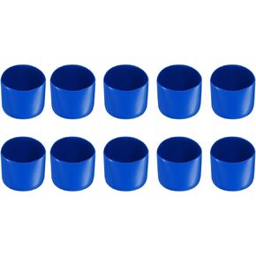 Screw Thread Protector Cover Rubber End Caps, [for Screw, Bolt] - 1 1/4"(32mm) ID/Blue/10pcs