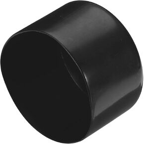 uxcell 4pcs Rubber End Caps 65mm ID Vinyl Round Tube Bolt Cap Cover Screw Thread Protectors Black