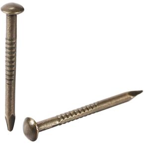 uxcell Small Tiny Hardware Nails Carbon Steel 1.5X19mm(DxL) for DIY Decorative Wooden Boxes Accessories Bronze Tone 500pcs