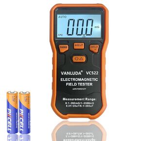 EMF Meter,Digital Electromagnetic Field Radiation Detector Hand-held Digital LCD EMF Detector, Great Tester for Home EMF Inspections, Office, Outdoor
