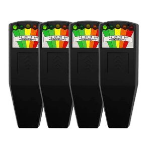 4 Pack LED EMF Meter Magnetic Field Detector Ghost Hunting Paranormal Equipment Tester Portable Counter
