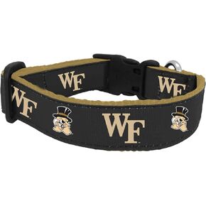 NCAA Wake Forest Demon Deacons Dog Collar (Team Color, Small)