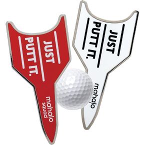 4-in-1 Magnetic Golf Divot Repair Tool and Ball Marker 2pcs with Hat Clip - Premium Golf Accessories for Men and Women - Perfect Golfer Gift