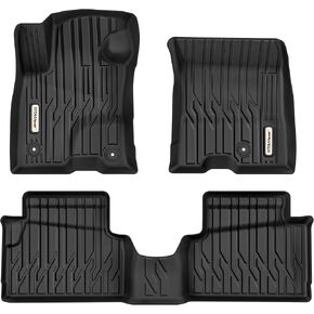 YITAMOTOR Custom Fit 3 Row Floor Mats Compatible for 2018-2024 Ford Expedition/Expedition Max with 2nd Row Bench Seat, Front 1st & 2nd 3rd Seat Black Floor Liner Set