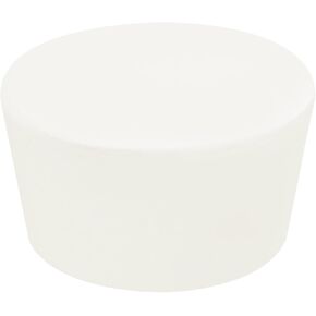 MECCANIXITY Rubber Tapered Plug 68mm to 81mm Solid Test Tubes Bungs Stopper White for Lab Home 1 Pieces