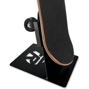 Skateboard Metal Floor Stand, Dual View Storage and Display for Skateboard