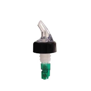 FSE PLPR075C Liquor Pourer, 3/4 oz., with black collar, fits standard 750ml bottle, Pack of 12