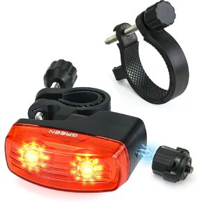 Tail Light Bike Taillight Lamp Cycling Light Bicycle Wheel Fork Magnetic Induction Self-powered