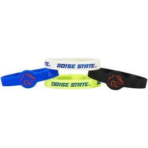 Aminco NCAA Boise State Broncos Silicone Bracelets, 4-Pack