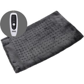 Heating Pad for Back Pain Relief & Cramps, Heating Pads with Auto Shut Off Large, 4 Heat Settings Electric Heated Pad for Neck, Shoulder, Moist Dry Heat Options, Gifts for Women Men, 12" x 24", Purple