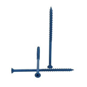 3/16 x 3-3/4" Phillips Flat Head Concrete Screw Anchor. 100 Pieces with Drill Bit (Miami-Dade Compliant) (3/16 x 3-3/4)