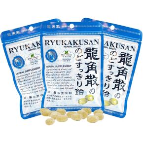 Solstice Medicine Company Ryukakusan Herbal Drops - Mint Flavor (Pack of 3)