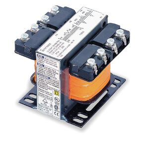Square D - 9070T75D14 - Control Transformer, 75 VA Rating, 208VAC Input Voltage, 24VAC Output Voltage