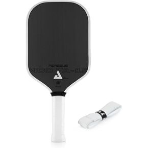 JOOLA Perseus MOD TA 15 16mm Pro Player Edition Pickleball Paddle - الجيل 3 الدفع الأساسي وتكنولوجيا سطح الكربون المشحون - مجداف كرة البيسبول من ألياف الكربون مع واقي حافة أبيض - معتمد من الولايات المتحدة الأمريكية