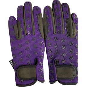 Youth Equestrian Gloves with Star Design for Girls & Boys Children Gloves All Weather Outdoor Sports Gloves Horse Riding