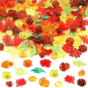 300pcs Patriotic Red Clear Blue Star Acrylic Crystals Gems Table Scatter Vase Filler for 4th of July Independence Day Veterans Memorial Day Birthday DIY Crafts Home Party Decorations