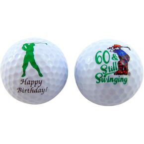 Westmon Works 60th Birthday Golf Balls Gift Pack for for Golfers