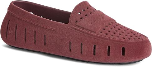 Floafers Women's Posh Driver Faux Suede Boat Shoe in Saudi Arabia