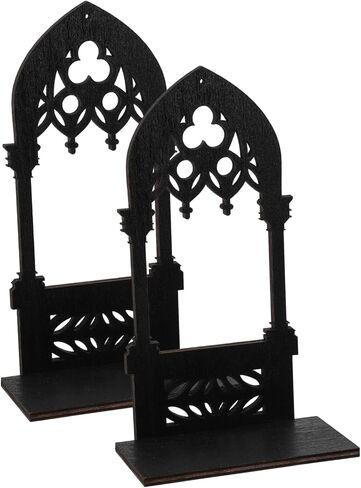 Zerodeko 1 Pair Wall Sconce Candle Holder Farmhouse Gothic Style Arch Wall Mount Candle Holder Stand Rustic Hanging Shelf Living Room Decoration for Farmhouse Bathroom Bedroom Vase L in Saudi Arabia