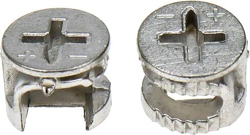 LC LICTOP 12 مم ضياء أثاث توصيل تركيبات قفل كام معدنية فضية اللون 30 قطعة in Kuwait