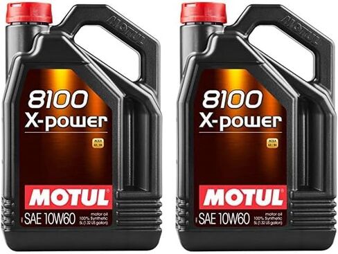 Motul 8100 X-Power 10W60 100% Synthetic Engine Oil 5 Liter (106144) in Saudi Arabia