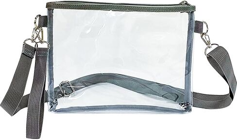 حقيبة ONEART Clear Purse PVC الشفافة تم اعتمادها مع حزام قابل للتعديل للمناسبات الرياضية والحفلات الموسيقية in Saudi Arabia