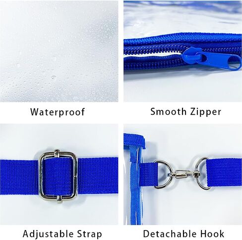 حقيبة ONEART Clear Purse PVC الشفافة تم اعتمادها مع حزام قابل للتعديل للمناسبات الرياضية والحفلات الموسيقية in Kuwait