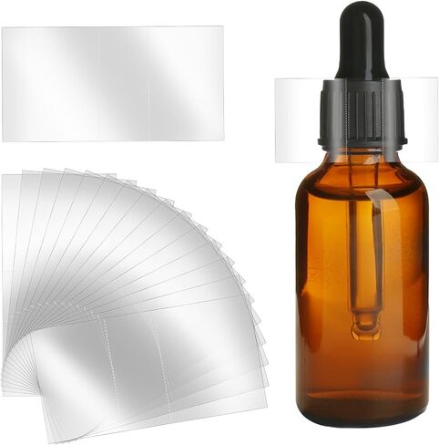 600 Pcs Shrink Bands PVC Heat Shrink Wrap Clear Shrink Wrap 1.8x1 Inch Shrink Bands for Bottles, Jars, Lip Gloss in Saudi Arabia