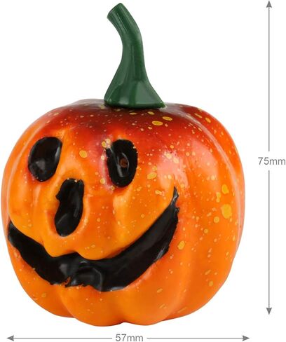 كيسوتو للهالوين من القرع الاصطناعي لتزيين المنزل في الهالوين - عبوة من 6 قطع in Kuwait