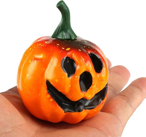 كيسوتو للهالوين من القرع الاصطناعي لتزيين المنزل في الهالوين - عبوة من 6 قطع in Kuwait